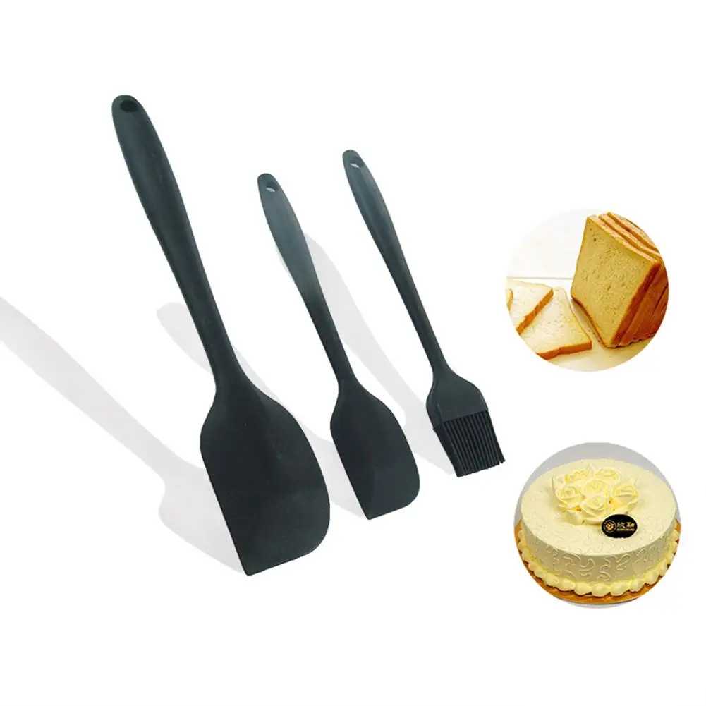  Cake Tools Silicone Cream Butter Cake Spatula Mixing Batter Scraper Brush Butter Mixer Cake Brushes