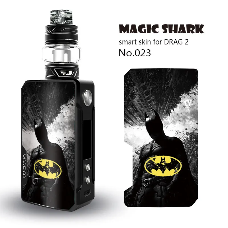 Magic Акула игра pvc престолов Железный человек лист Бэтмен череп граффити Джокер чехол Стикеры кожи для Voopoo Drag 2 Перетащите II 021-030