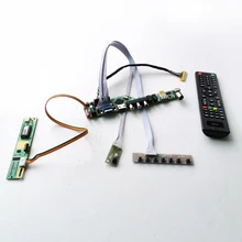 Для CLAA141WB03 CLAA141WB05A HDMI VGA USB AV RF клавиатура+ пульт+ инвертор ЖК-панель LVDS 1CCFL 30Pin T. V56 привод карты комплект