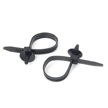 

14cm Cable Ties Clamp 30pcs 200mm Self-Locking Zip Nylon Black For Car Mount Wire Ties Retainer Durable Useful