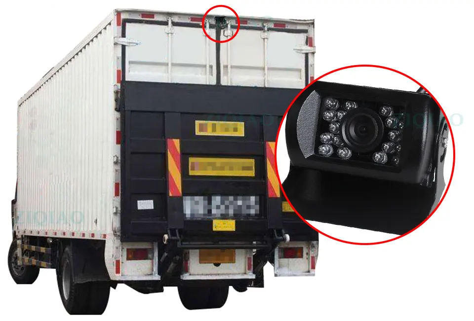 Автобусная камера заднего вида система парковки ИК светильник ночного видения заднего вида для HD монитора камеры заднего вида для грузовика прицепа