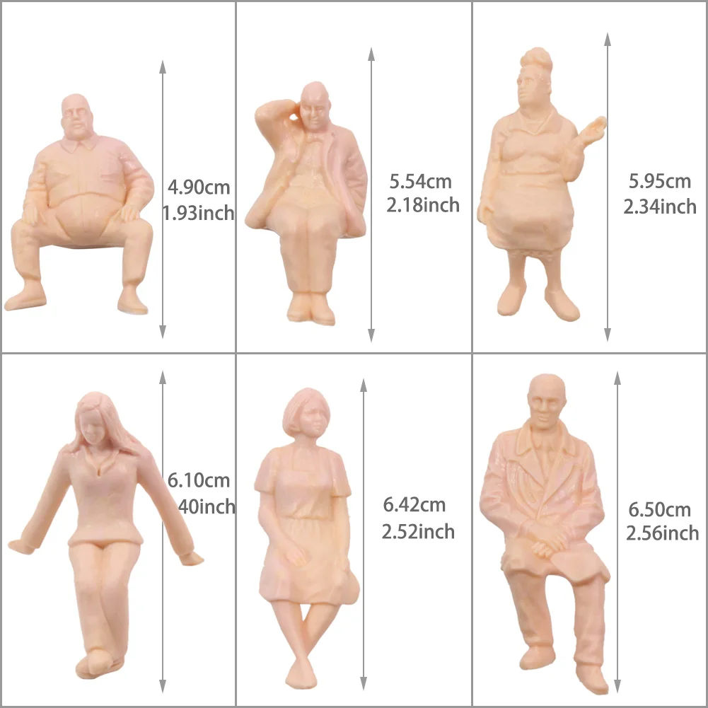 P2516 12pcs G Scale Figures 1 22 5 25 All Seated Unpainted People Model Trains Railway Scale Model Figures G Scale Figurespeople Model Aliexpress