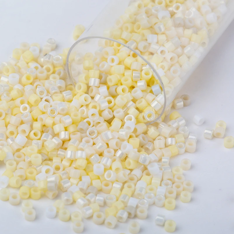 Бусины из жемчуга для рукоделия miyuki seedbeads delica 1,3*1,6 мм 11/0 разноцветные 5 г/10 г Швейные вечерние бусины для рукоделия - Цвет: DBMIX-26