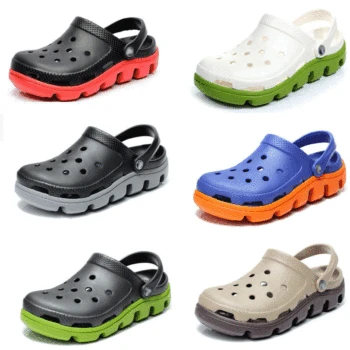 

Summer Power Dieter Thick Bottom Outdoor Sandals Cave Cool Couple Shoes Sandals Breathable Slippers Men's EVA Beach Shoes