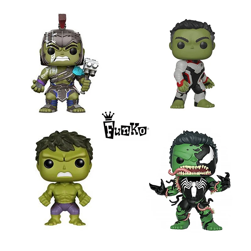 FUNKO POP Marvel Мстители супер герой Халк ПВХ Фигурки Коллекционная модель игрушки для ребенка подарок