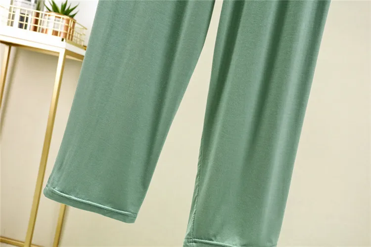 silk pajama pants Plus Size 4XL 5XL 6XL Men's Pajamas Set Blue Gray Green Modal Short Sleeve Home Clothes Loose Casual Man Sleepwear Homewear Suit mens silk pajamas short set