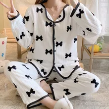 2021 Women's Winter Warmer  Pretty Cross Letter Print Sleepwear Like Home Clothes Large Size Also Wear In Outdoor Free Delivery