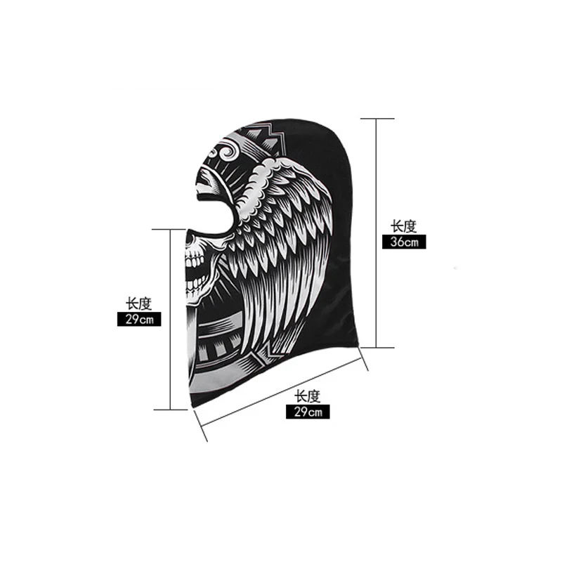 Ski Balaclava Full Face Cover, Breathable Skull Neck Warmer, Windproof Bandana Scarf, Hunting, Hiking, Cycling, Fishing Mask