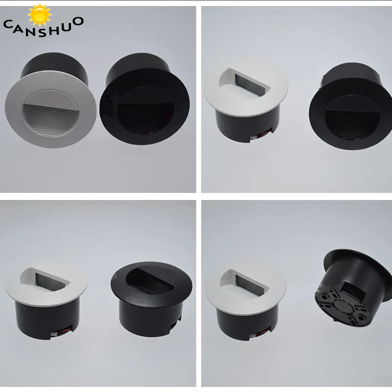 Встраиваемый круглый светодиодный светильник для лестницы 85 265 в настенный