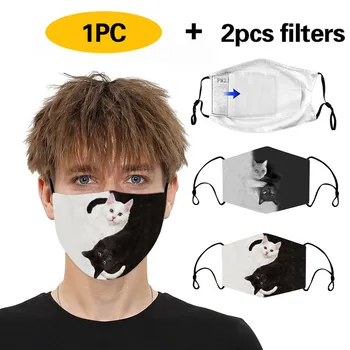 

Adult Washable Reusable Anti-spitting Face Masks Face Mouth Mask Washable Mouth Mask Cloth Mouth Cover Reuseable