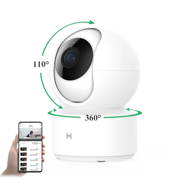 Смарт-Камера Xiao mi jia xiaobay 1080P HD WiFi Беспроводная IP камера 360 Угол видео Ночная веб-камера PTZ безопасность Mornitor mi Home APP