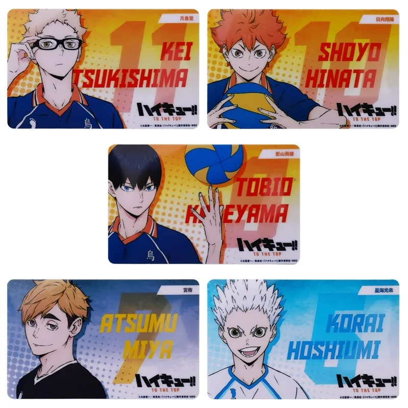 Аниме Haikyuu! Наклейки для фигурок и карт наклейки детских игрушек подходят