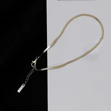 Yi te стиль S925 Кинтана тонкий серебряный корейский стиль элегантный для похудения Прохладный лодыжки кулон змеиные кости цепи ноги кулон онлайн