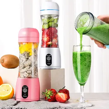

Portable Blender Handheld USB Rchargeable Juicer Cup Personal Size Blender Shake