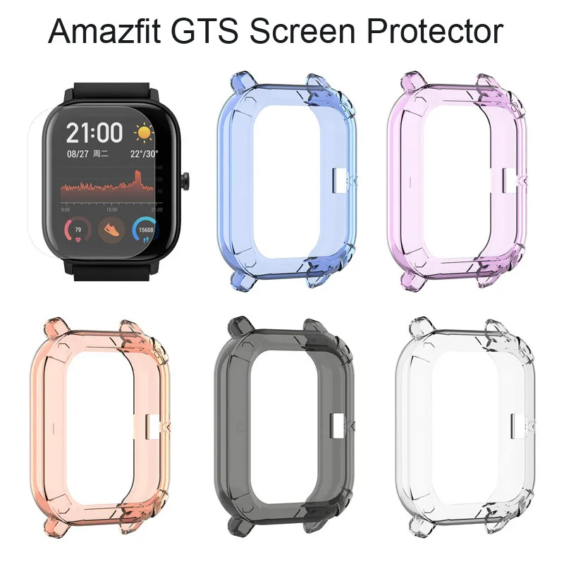

Amazfit GTS Screen Film Protector Case For Xiaomi Huami Amazfit GTS Bracelet Screen Protector Films Watchstrap Protective Cases