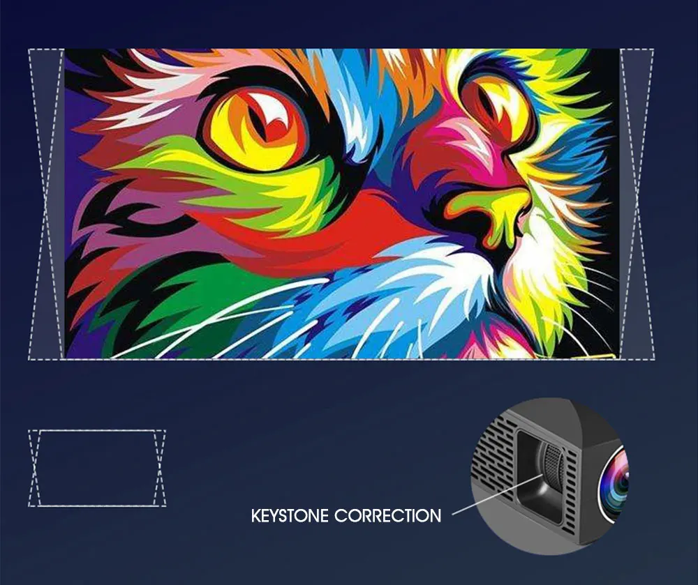 ALSTON F30 F30UP Full HD 1080P проектор 4K 6500 люмен кинотеатр Proyector Beamer Android WiFi Bluetooth HDMI с