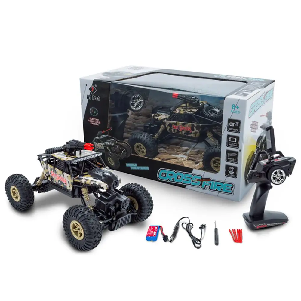 

1:18 2.4GHZ Electrices Four-wheel Drive Off-road Buggys with Missiles Launchings Function Remote Control Car Toy for Children