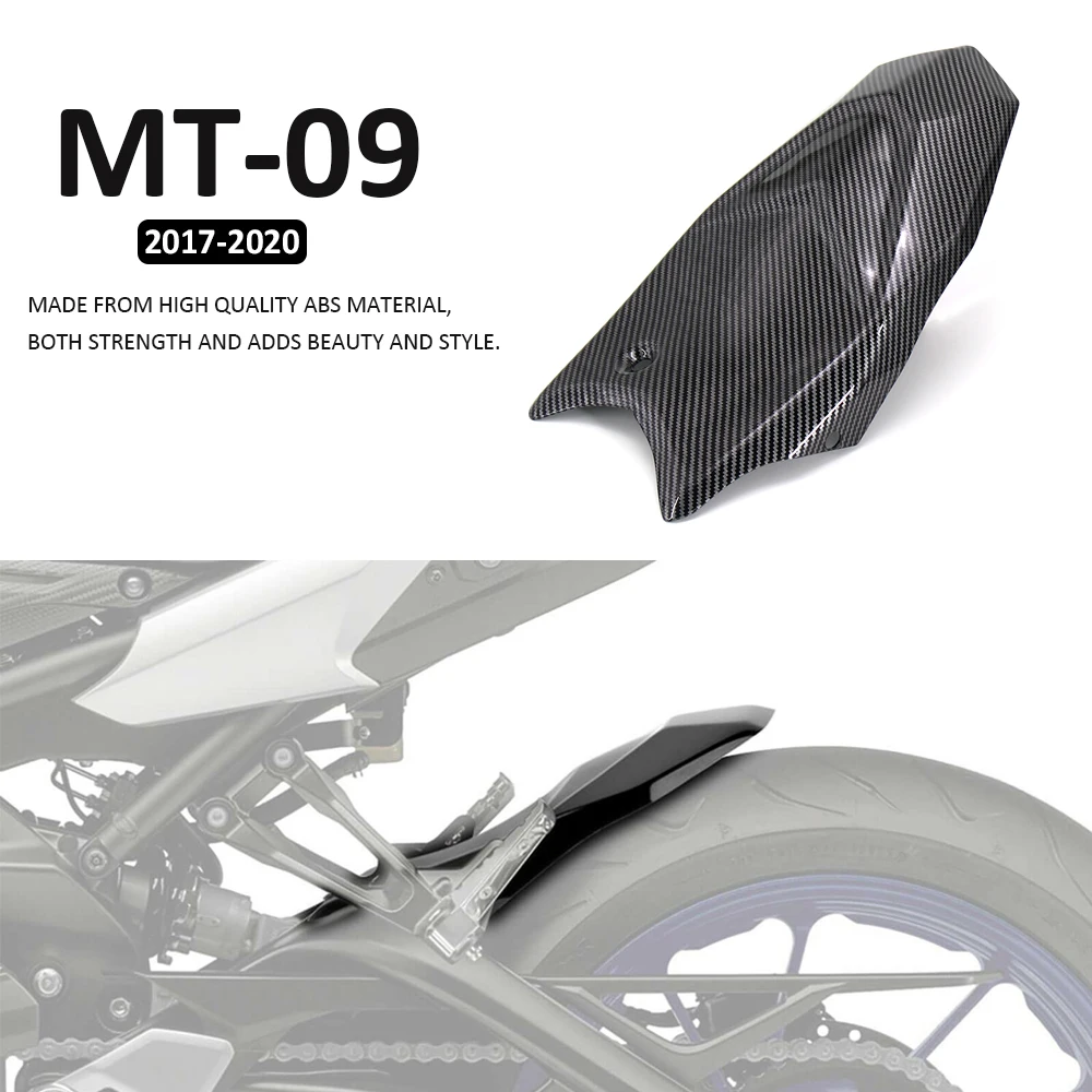 

FOR YAMAHA MT-09/SP FZ-09 2017 2018 2019 2020 Carbon Fiber Motorcycle Accessories Rear Hugger Fender Rear Splash Guard Mudguard