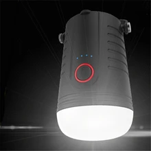 XANES 4000 мАч портативное зарядное устройство для кемпинга палатка свет 4 режима фонарь перезаряжаемый аварийный Ультрафиолетовый фонарь прожекторы зарядка