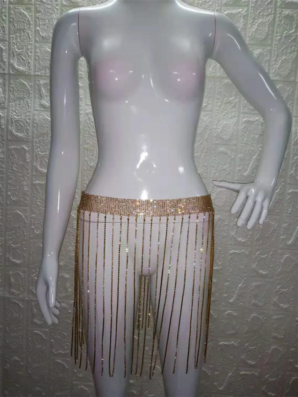 Deepeel, сексуальная преувеличенная цепь для выхода в ночной клуб, ожерелье с кисточкой, цепочка на талию, роскошный женский регулируемый пояс