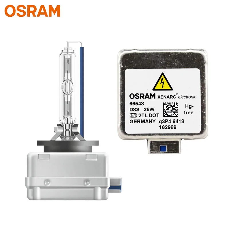 OSRAM D8S 66548 12V 25W Xenon HID Standard Original Car Xenon Headlight  4200K White Light Auto Genuine Lamp Germany, 1x - AliExpress