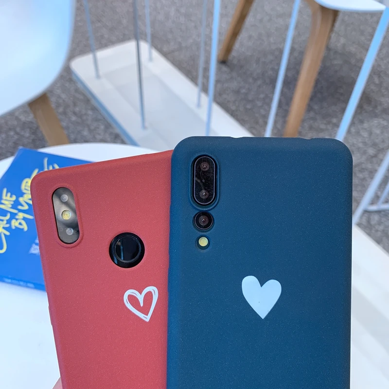 Для huawei P30 P9 P10 Plus P20 mate 10 20 Pro Nova 3 3i Honor 8 9 Note 10 Lite Love Heart Матовый Мягкий ТПУ силиконовый чехол