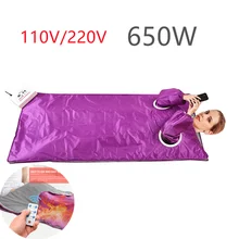 

2022 New Infrared Sauna Thermal Blanket Electric Body Spa Stretchable Hand Sleeve Design Digital Sauna Infrarrojo Blanket 650W