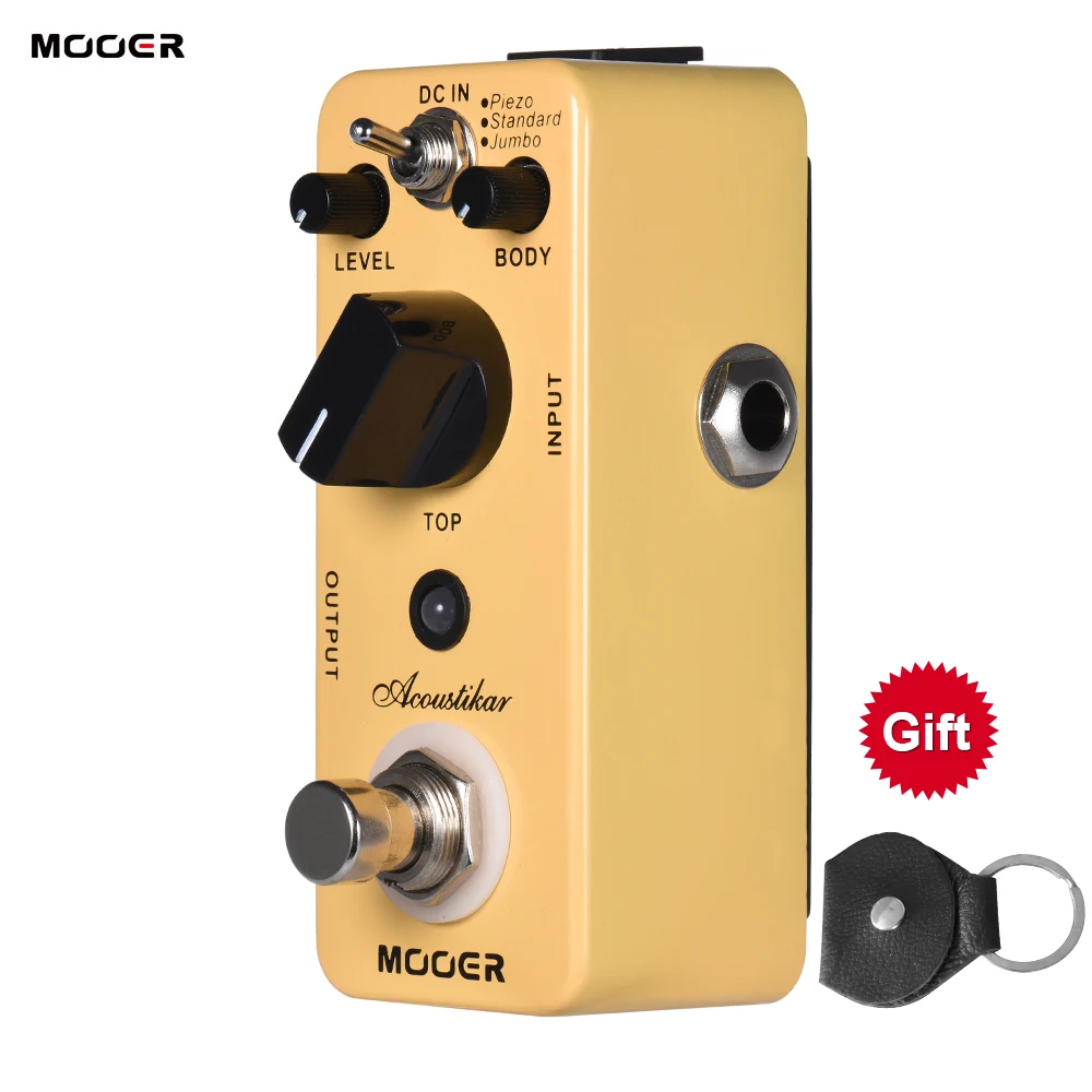 MOOER акустическая гитарная педаль акустический гитарный симулятор с эффектами True