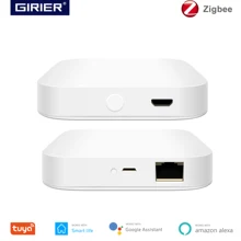 Tuya zigbee 3.0 hub inteligente, sem fio/com fio ponte gateway para app controle remoto de voz, funciona com alexa google assistente de casa