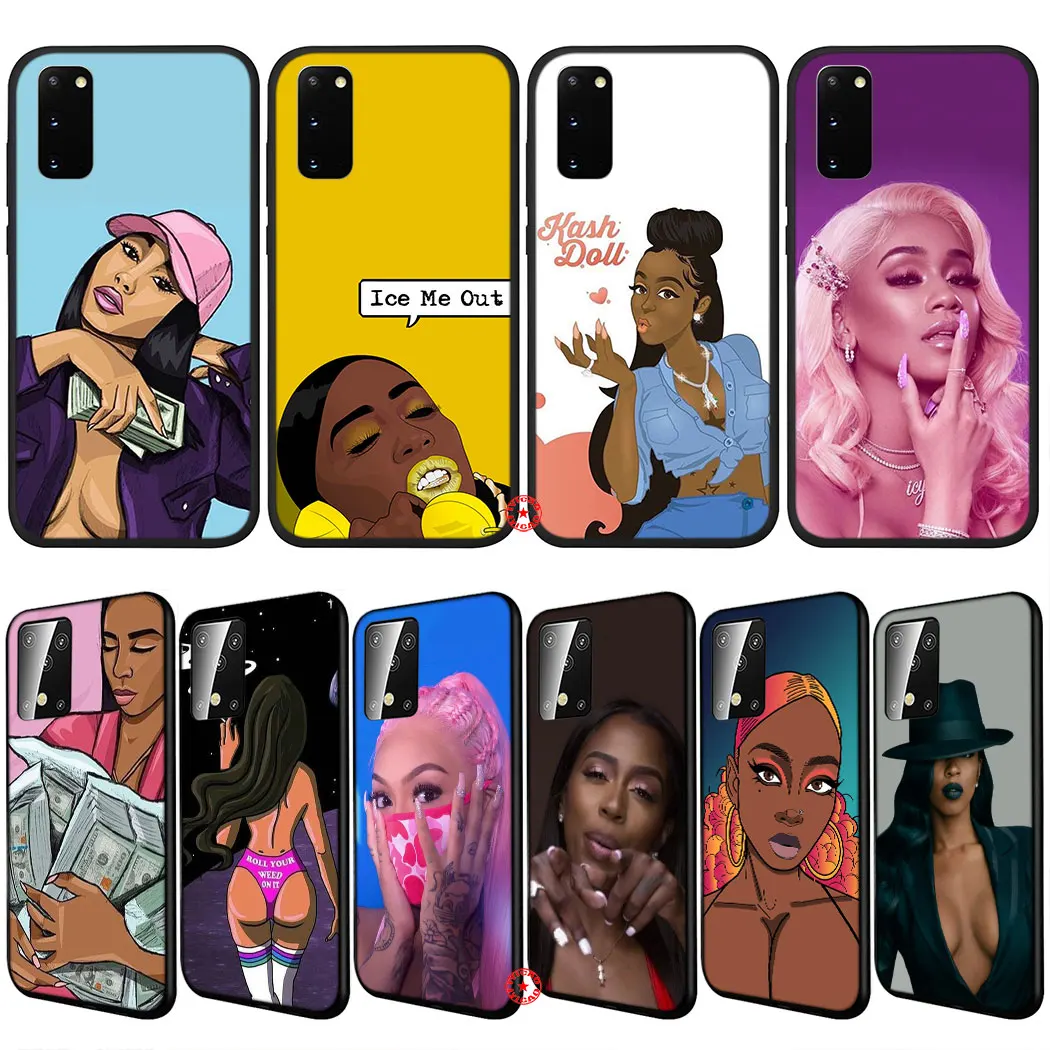 Мягкий силиконовый чехол IL21 Kash Doll для Samsung Galaxy A01 A11 A21 A2 A6 A7 A8 A9 J4 J6 Plus J7 Duo J8