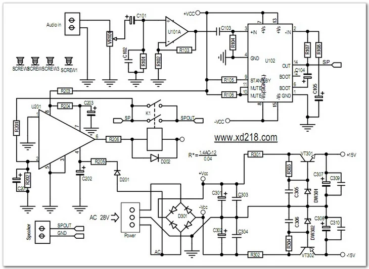 Electrical schematic diagram