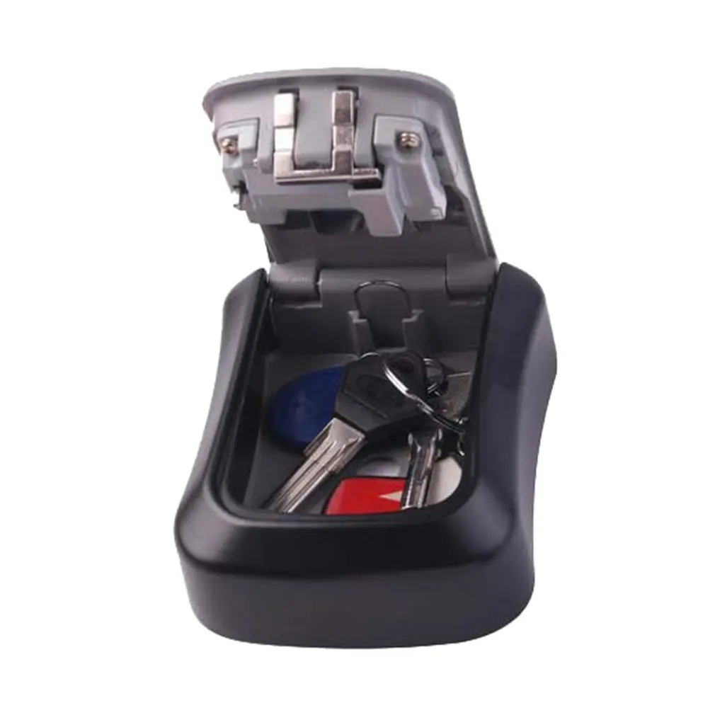 Key Safe Box 4 Digit Combination Password Keys Box Key Storage Organizer Case Wall Mounted Home Security Lock Tool Metal Key Box