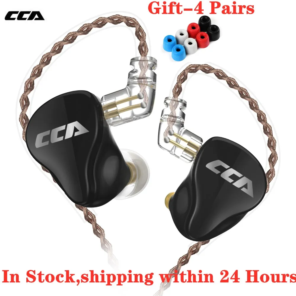 Новинка CCA CA16 7BA + 1DD гибридные наушники-вкладыши Hifi Dj монитор для бега спортивные