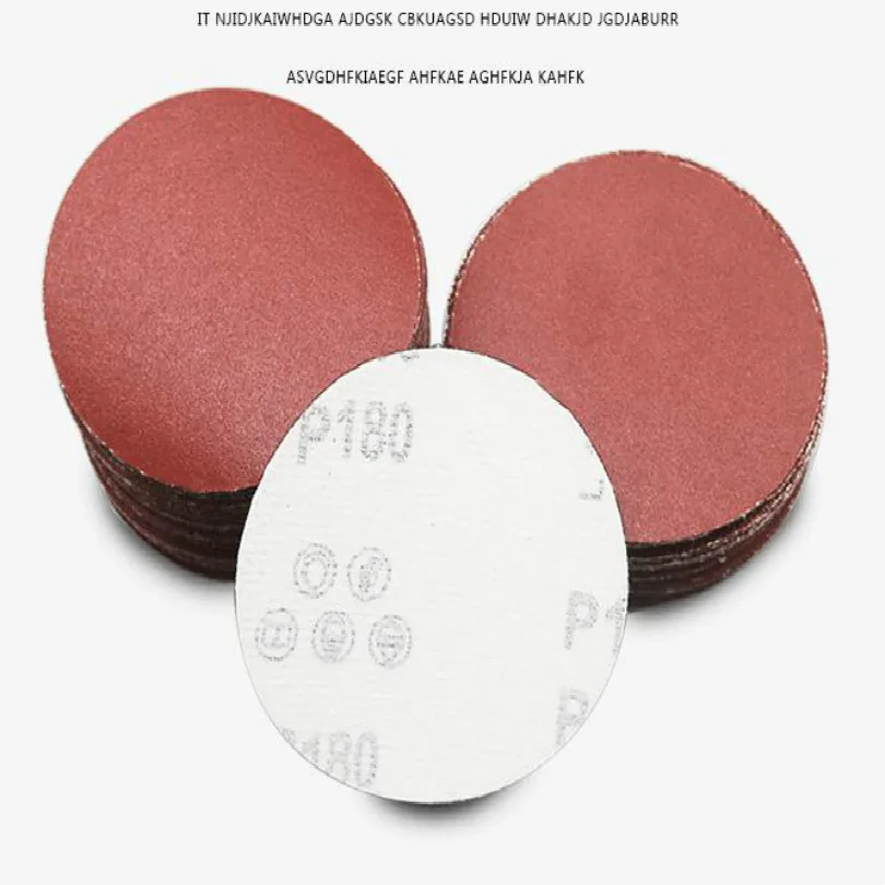 80 120 150 180 240 320 400 600 800 1000 1200 1500 2000 mesh Self adhesive 4inch Round flocking sandpaper 100mm sand paper