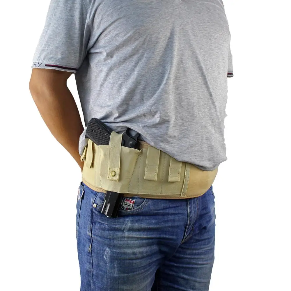 Super Comfortable Elite Mission Both Hands Belly with Holster Concealed Carrying