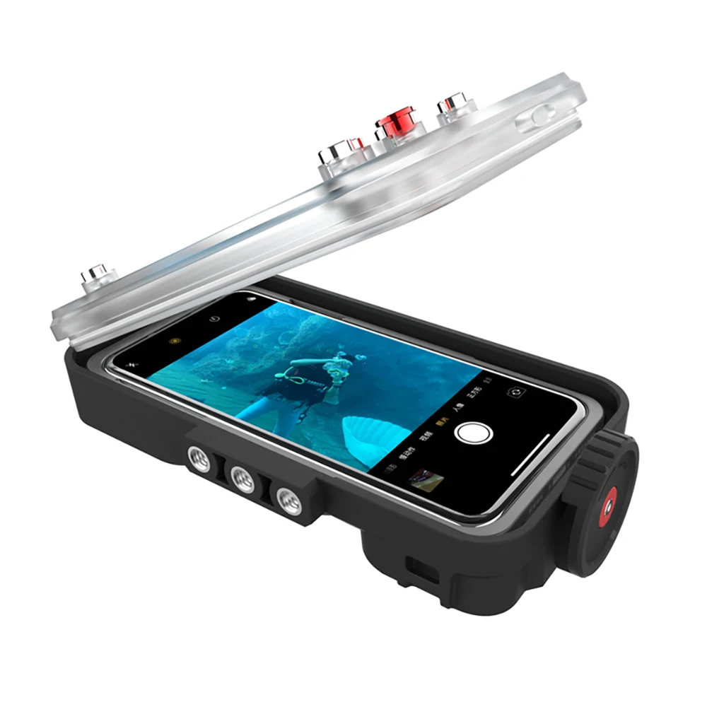 60M Underwater Phone Case For Huawei 20 30 Pro Waterproof Mobile Phone Housing With HD Lens 1pc