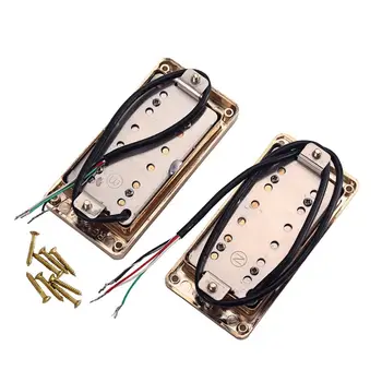 

Guitar Five-core Gold Pickup with Bottom White Copper Cover Musical Instrument Accessories