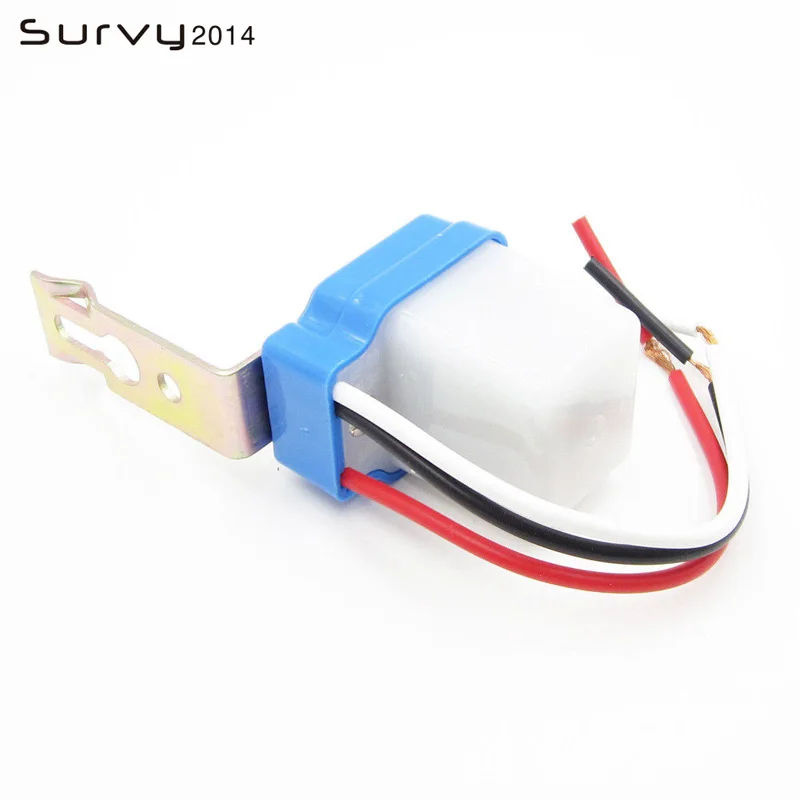 Автоматический переключатель уличного света DC AC 220V/24V/12V 50 60Hz 10A фотопереключатель