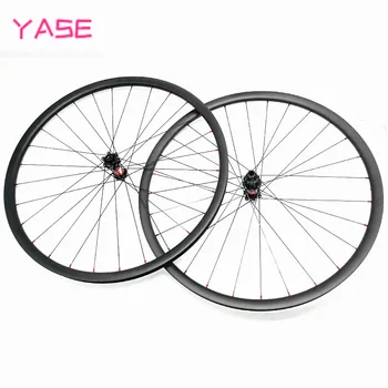 

29er carbon wheels disc DT240S boost 100x15 142x12 straight pull mtb disc wheel 45x25mm tubeless asymmetry mtb wheelset 29er
