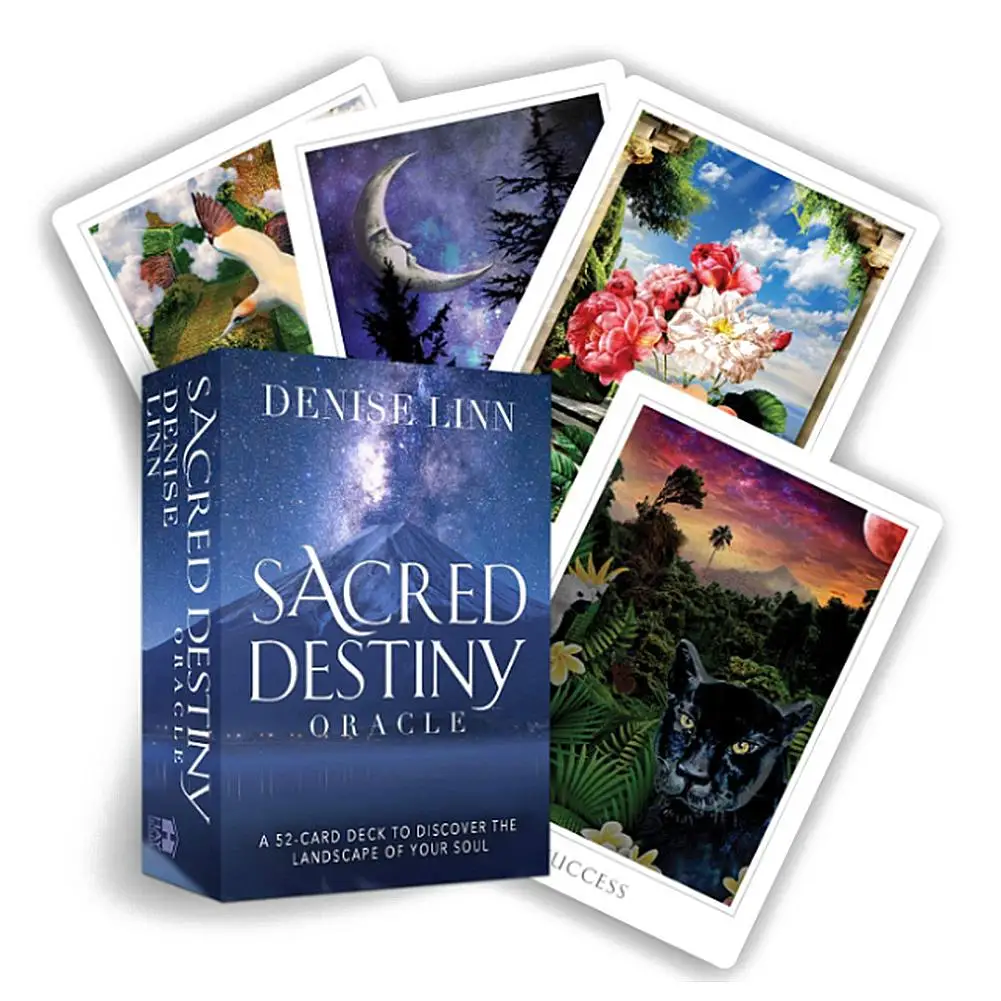 

52 Sacred Destiny Oracle Tarot Cards Tarot Board Game For Family Party Playing Card Deck Table Games Divination Fate Oracle Card