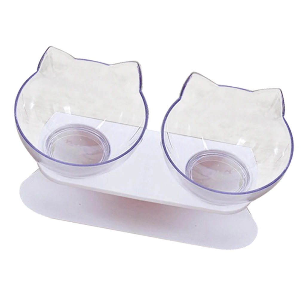 Kitten Puppy Elevated Bowls Pet Raised Food Feeder With Stand Pet Food Dispenser For Small Pet 