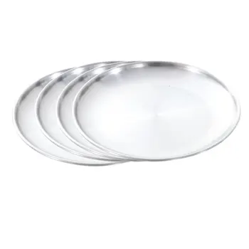 

30cm Plate Bakeware Pan Restaurant Non Stick Stainless Steel Easy Clean For Oven Round Food Serving Home Baking Tool Pizza Tray