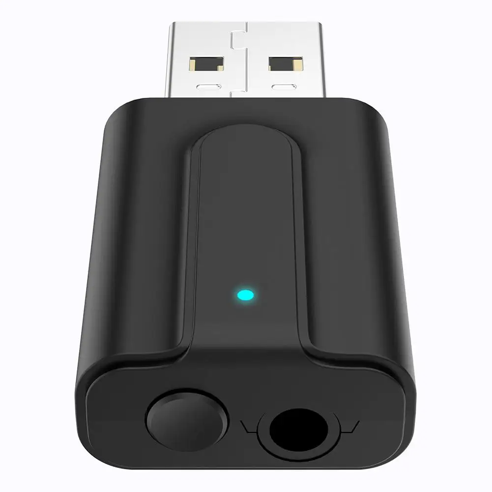2 в 1 Bluetooth 5 0 приемник передатчика 3 мм AUX HIFI стерео аудио USB беспроводной мини