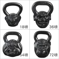 MIYAUP Men's Competition Paint Grimace Hericium Strength Training Fitness Material Weightlifting Kettlebell