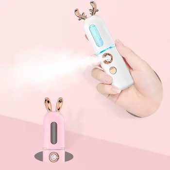 

Face Steamer Portable Nano Face Sprayer Humidifier Mist Atomization Moisturizing Sprayer USB Charging Maquina de Facial