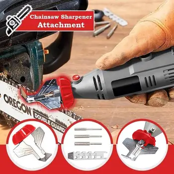 

Chainsaw Sharpening Kit Electric Grinder Sharpening Polishing Attachment Set Saw Chains Tool Drill Rotary Accessories Set Best