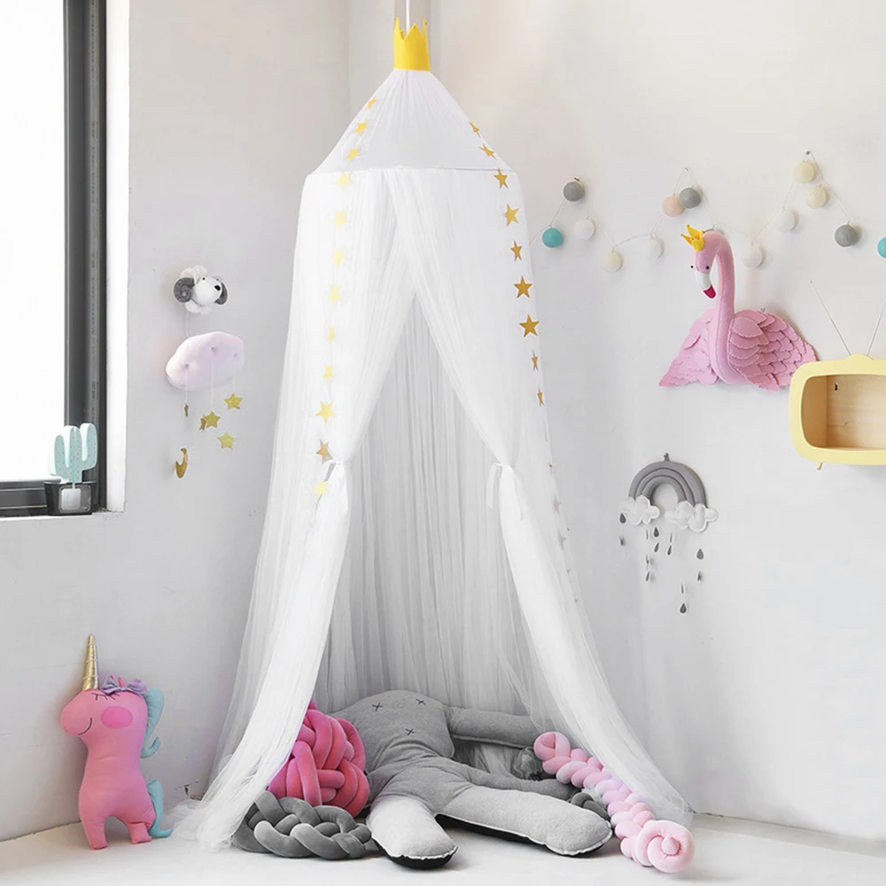 Купол постельные принадлежности для девочек принцесса москитная сетка кружево четыре угла Студенческая кровать москитная сетка для детей девочек декор комнаты