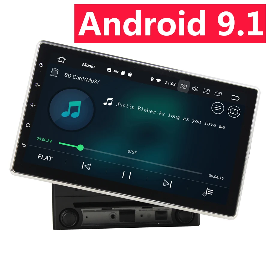 Универсальное автомобильное радио 2 DIN Android 9 1 10 дюйма авто мультимедиа GPS стерео