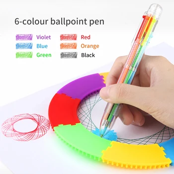 

Kids Painting Spirograph Drawing Toy Track Creative Set Painting Learning Educational Toys Gift for Kids Spiral Rail Art Craft