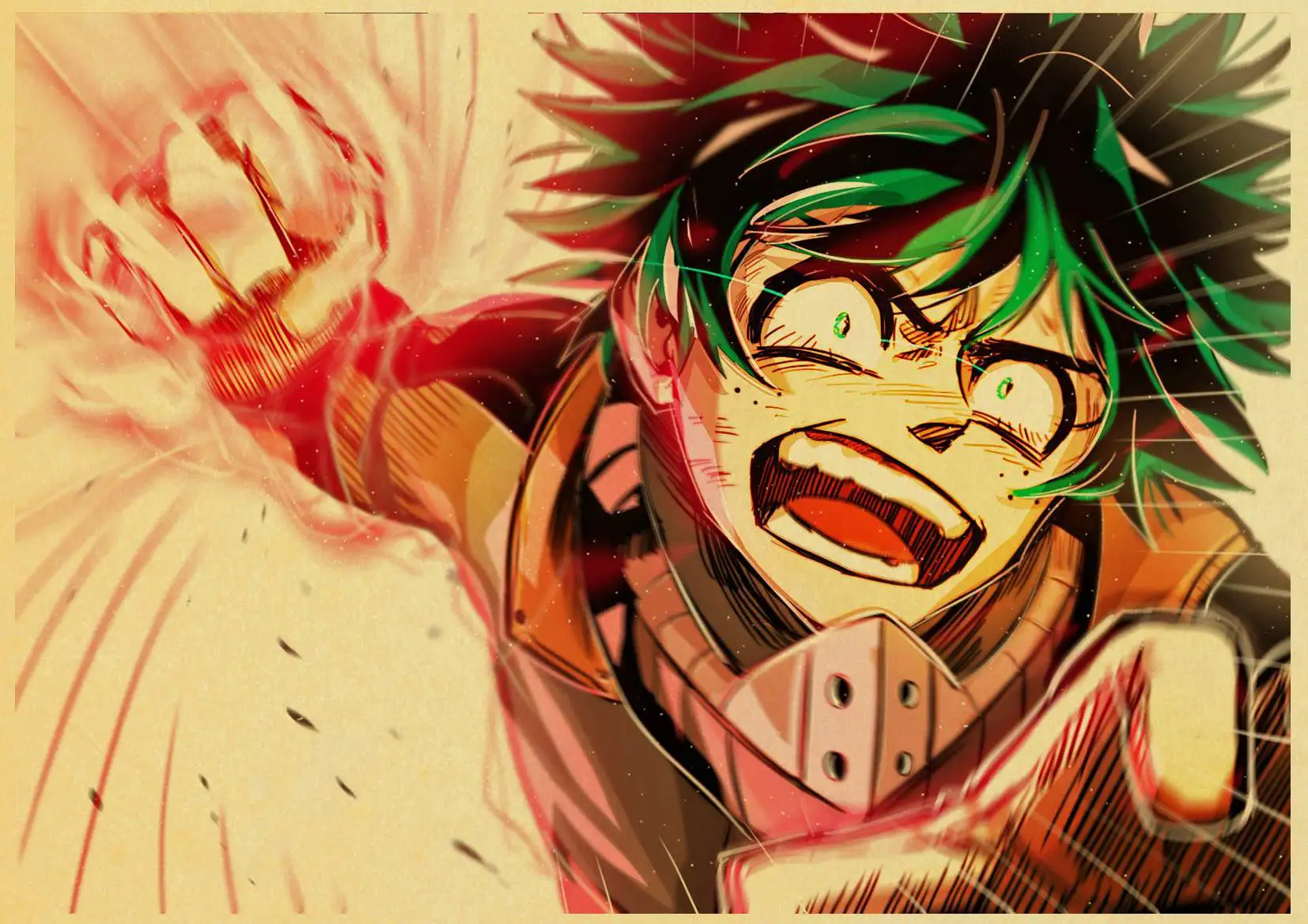 Японский аниме My Hero Academy Ретро плакат домашний художественный декор плакат из крафт-бумаги живопись наклейки на стену - Цвет: T003